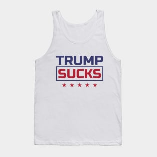 Trump Sucks colored Font Tank Top